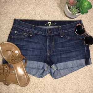 Like new 7 for All Mankind jean shorts